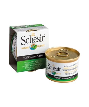 Schesir Natural Trout and Squid Cat Soup 85 Gr