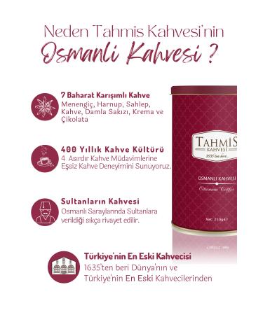Tahmis Ottoman Coffee (OTTOMAN D BEK - M RVARI) 250 gr Tin - 7 Mixed - Buy Online on GoSupps.com