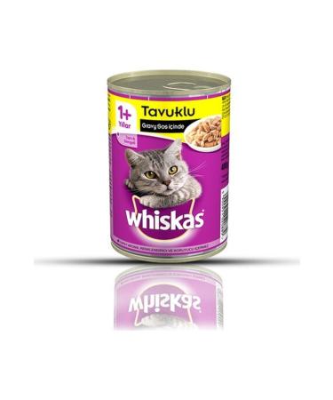 Whiskas Chicken Adult Cat Canned Wet Food 12x400 gr
