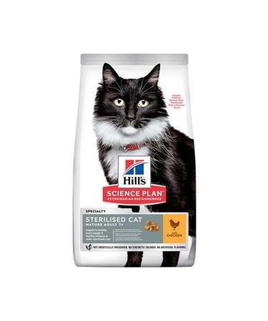 Hill's SCIENCE PLAN Chicken Sterilized +7 Year Old Cat Food 1.5 Kg - Buy Online on GoSupps.com