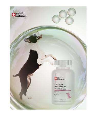 Dr. Nature's Drnatures Dog Calcium Magnesium Dog Calcium Joint Support Nutritional Supplement (300 Tablets) - Buy Online on GoSupps.com