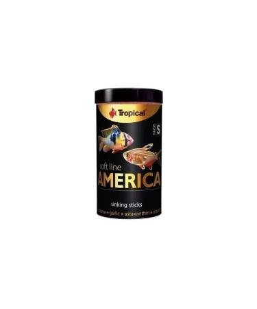 Tropical Softline America Soft Flake Fish Food for North and South American Fish Small 250