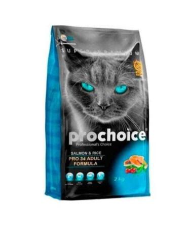 Pro Choice Pro 34 Adult Cat Food with Salmon and Rice 2 kg