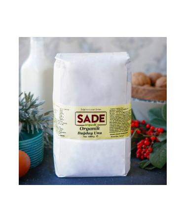 SADE Organic x 2 Pack Wheat Flour 1000 gr