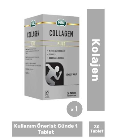 Fit1001 NBL Collagen Plus Magnesium Containing Collagen 30 Tablets