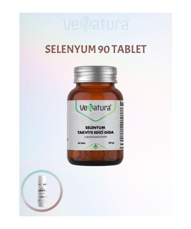 Venatura Selenium Supplementary Food L-Selenomethionine 90 Tablets (1 PIECE) + 1 FACE CLEANSING GEL