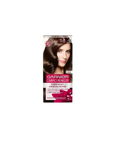 Garnier Hair Dye Color Natural Striking Colors - Bright Light Brown 5.0 -