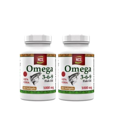 Ncs Omega 3 6 9 Fish Oil 1000 Mg 200 Softgel Evening Primrose Oil Flaxseed Oil Epa Dha