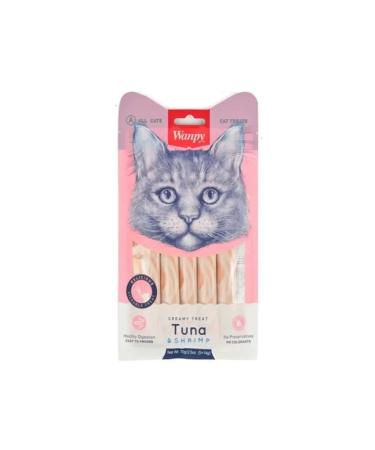 KayraSpot Wanpy Tuna and Shrimp Liquid Cat Food 5x14 Gr