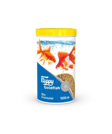 Floppy Koi Goldfish Mix Granulate Japanese Fish Food 1000 Ml