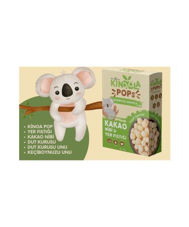 Biorootzo Kinoola Pop Breakfast Cereal - Cocoa Nib & Peanut - Oat Free - Gluten Free Vegan Granola 150 g - Buy Online on GoSupps.com