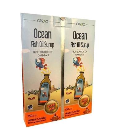 Ocean Fish Oil Syrup Orange 2nd P 150ml+150ml