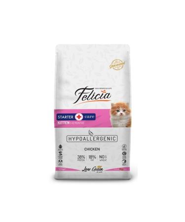 Felicia Low Grain 12 Kg Hypoallergenic Cat Food with Chicken