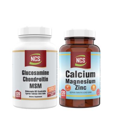 Ncs Glucosamine Chondroitin Msm 300 Tabl Calcium Magnesium Zing 120 Tablets