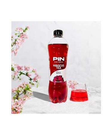 Pin Hibiscus Tea - Sugar-free & Calorie-free 1 Liter X 6 Pieces - Buy Online on GoSupps.com