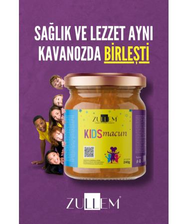 ZULLEM Children's Paste Royal Jelly Cocoa and Vitamin C Kids Paste 1 Box 240 gr - Buy Online on GoSupps.com