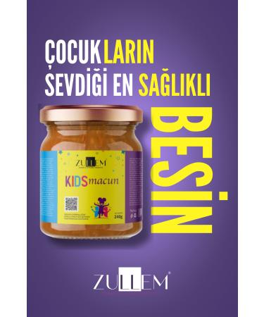 ZULLEM Children's Paste Royal Jelly Cocoa and Vitamin C Kids Paste 1 Box 240 gr - Buy Online on GoSupps.com