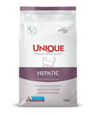 Unique UNIQUE HEPATIC CAT FOOD 2 KG