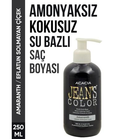 jeans color Ammonia-Free Violet Everlasting Flower Colored Hair Dye 250 Ml Odorless Water Based Amaranth Hair Dye