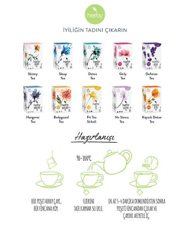 Herby Skinny Tea Diet Support Form Herbal Tea - Buy Online on GoSupps.com