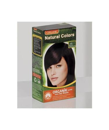 Organic Natural Colors 4m Dark Mahogani Organic Hair Dye