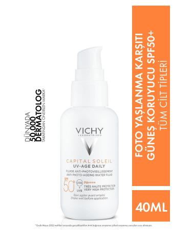 Vichy Anti-Aging SPF50 Facial Sunscreen with Advanced Daily UV Protection 40ml Shiine206