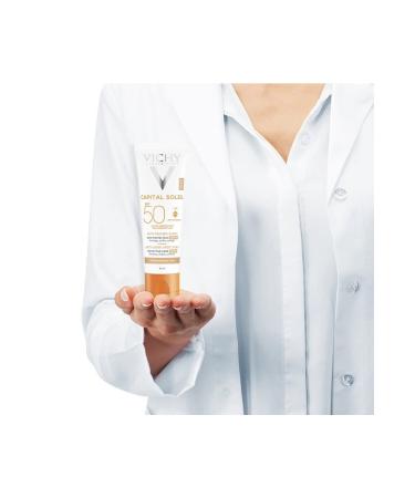 Vichy Capital Soleil Anti Dark Spots-SPF50+ Vitamin E 3-Effect Anti-Spot Tinted Face Sun Cream 50 ml
