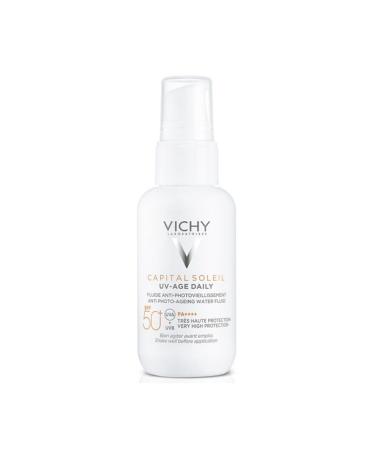 Vichy Capital Soleil UV Age Daily SPF50 Anti-Photo-Aging Light Texture Sun Cream 40ml