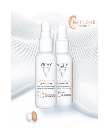 Vichy CAPITAL SOLEIL UV-AGE DAILY ANTI-AGING SPF 50+ 40ml - Buy Online on GoSupps.com