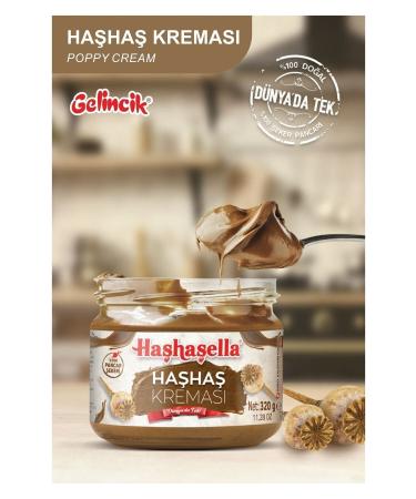 POPPY HASHELLA Poppy seed (320gr) + Chickpea Cream (320gr) + Poppy seed (500gr) + Peanut Butter (320gr) - Buy Online on GoSupps.com