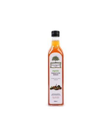 A&L ORGANIC ELHAMRA Organic Certified Wild Apple Vinegar. Unfiltered and Unpasteurized. Net 500ml