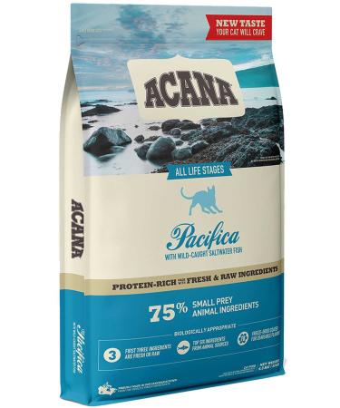 Acana Pacifica Cat Food for All Breeds and Life Stages with Fish 4.5kg