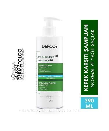 Vichy Dercos Anti-Dandruff Shampoo for Oily Hair 390 ml