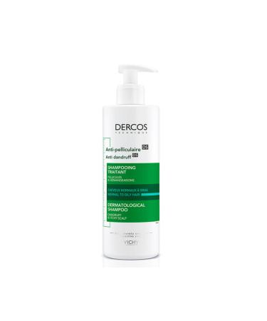 Vichy Dercos Anti Dandruff Anti Dandruff Shampoo 390 Ml - Normal and Oily Hair