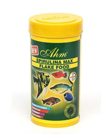Ahm Spirulina Max Flake Food 250 Ml Fish Food