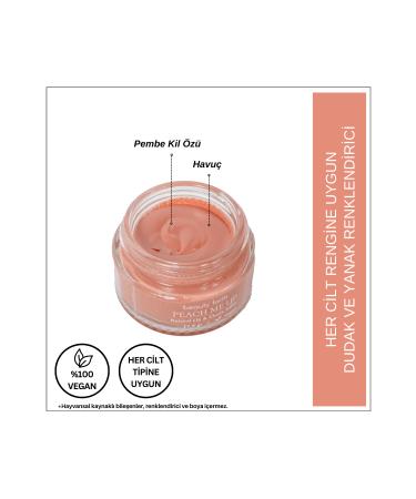Gourmet Ladies Peach Me Up Natural Lip & Cheek Blush