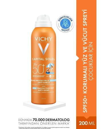 Vichy Ideal Soleil Anti-sand Mist Children Spf50 200 ml