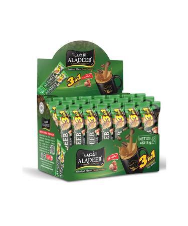 ALADEEB 3in1 Hazelnut Flavored 48 x 18 gr