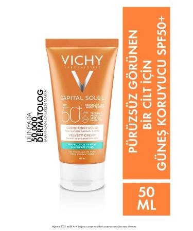 Vichy Ideal Soleil Spf50+ Velvety Cream 50 ml.
