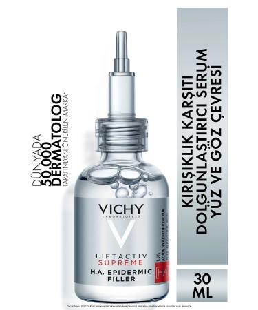 Vichy Liftactiv 1.5% Pure Hyaluronic Acid Anti-Wrinkle Face and Eye Contour Serum 30 Ml