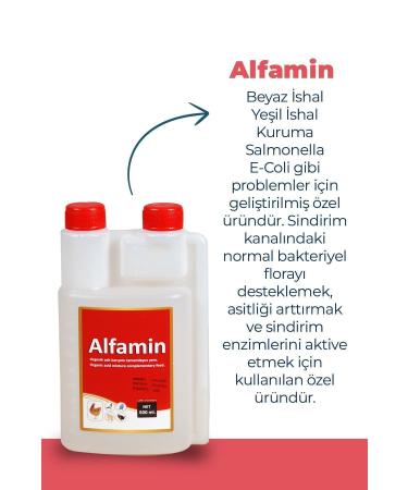 ALFAM N Alfamin Diarrhea Drying Sallabas Product for Birds 500 ml - Buy Online on GoSupps.com