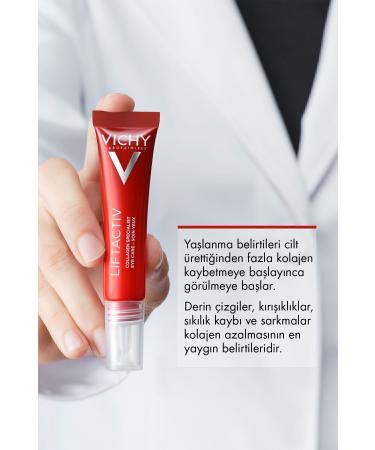 Vichy LIFTACTIV-ANTI-AGING AND ANTI-DARK CIRCLE EYE CARE CREAM-15ml PASSI.1946 - Buy Online on GoSupps.com