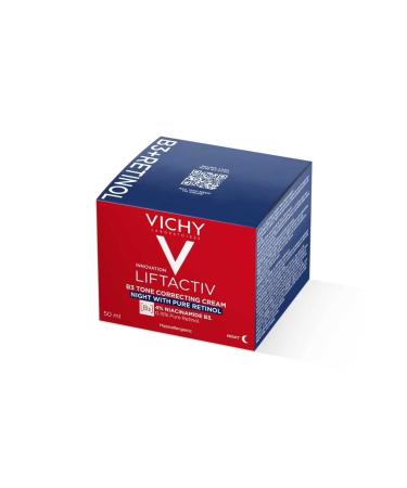 Vichy Liftactiv B3 Skin Tone Equalizing Night Cream with Retinol 50 ML - Buy Online on GoSupps.com