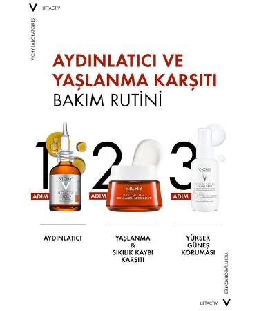 Vichy LIFTACTIV-BRIGHTENING MOISTURIZING SERUM WITH PURE VITAMIN C CONTENT-20 ML PASSI.3310 - Buy Online on GoSupps.com