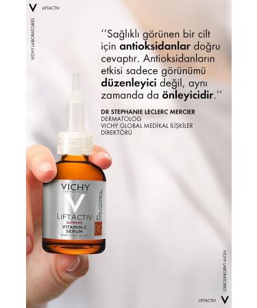 Vichy LIFTACTIV-BRIGHTENING MOISTURIZING SERUM WITH PURE VITAMIN C CONTENT-20 ML PASSI.3310 - Buy Online on GoSupps.com