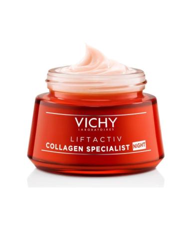 Vichy Liftactiv Collagen Specialist Anti-Aging Night Care Cream 50 Ml