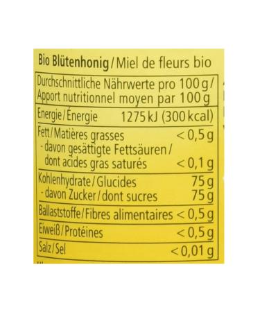 ALNATURA Bio Organic Flower Honey 500 gr - Buy Online on GoSupps.com