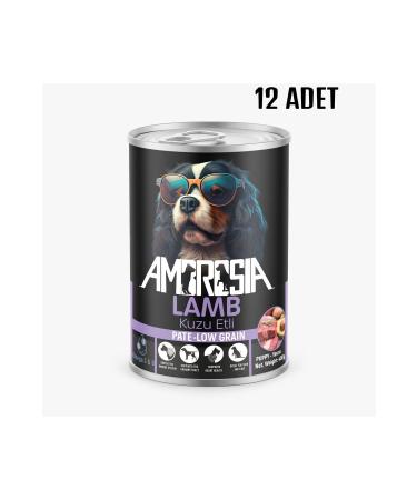 Ambrosia Lamb Meat Ambrossia Pate (PURE) Puppy Food 400 gr 12 Pieces