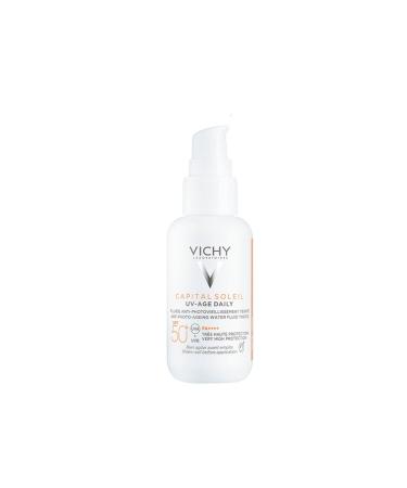 Vichy Moisturizer SPF 50+ Sunscreen 40 ml to reduce the appearance of lines spots and wrinkles