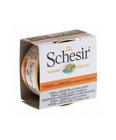 Astra Market Schesir Tuna Seabass Sauce Adult Cat Canned Food 70 Gr - Lisinya